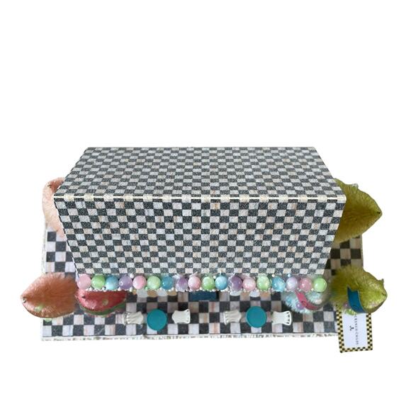 Brand New Mackenzie-Childs Calico Paper Illuminated Sweet Shop - Picture 9 of 16